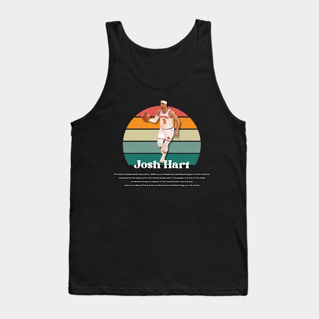 Josh Hart Vintage V1 Tank Top by Gojes Art